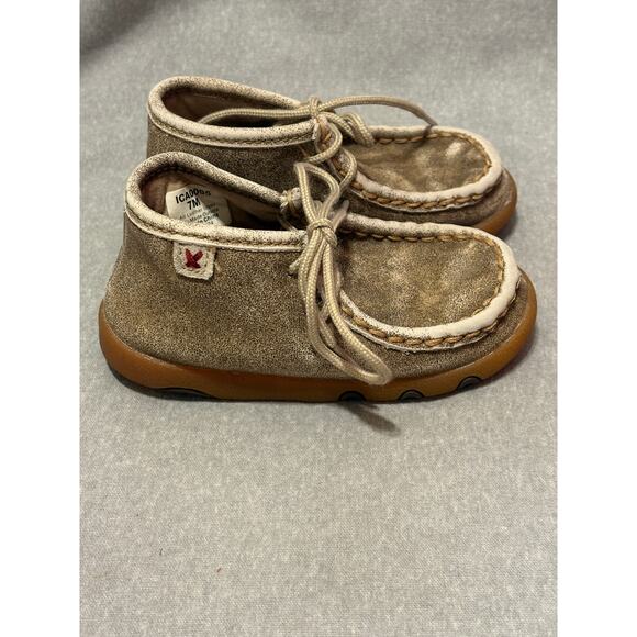 Twisted X Toddler Size 7M Shoes Mocs Barely Used - Picture 3 of 6